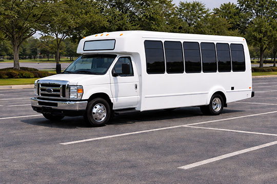 20-passenger mini coach available for charter in San Antonio, TX