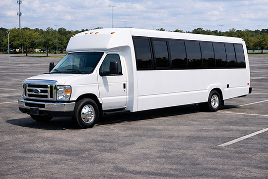 25-passenger mini coach available for charter in San Antonio, TX