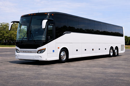 56-passenger charter bus San Antonio