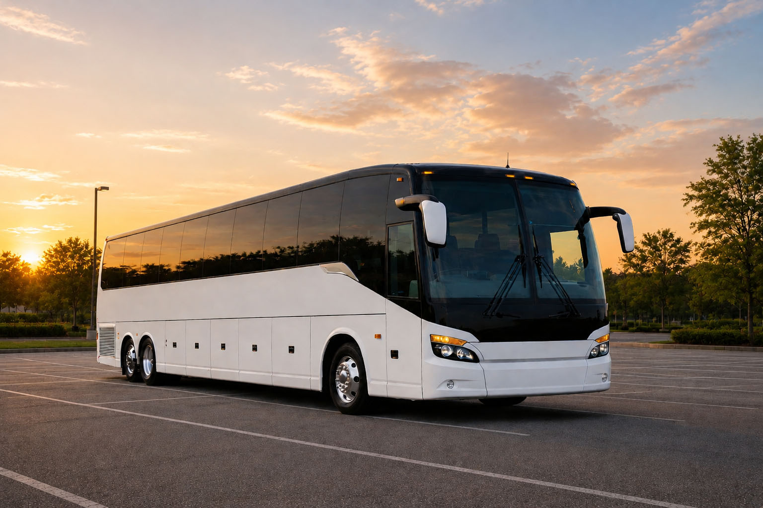 San Antonio coach bus exterior
